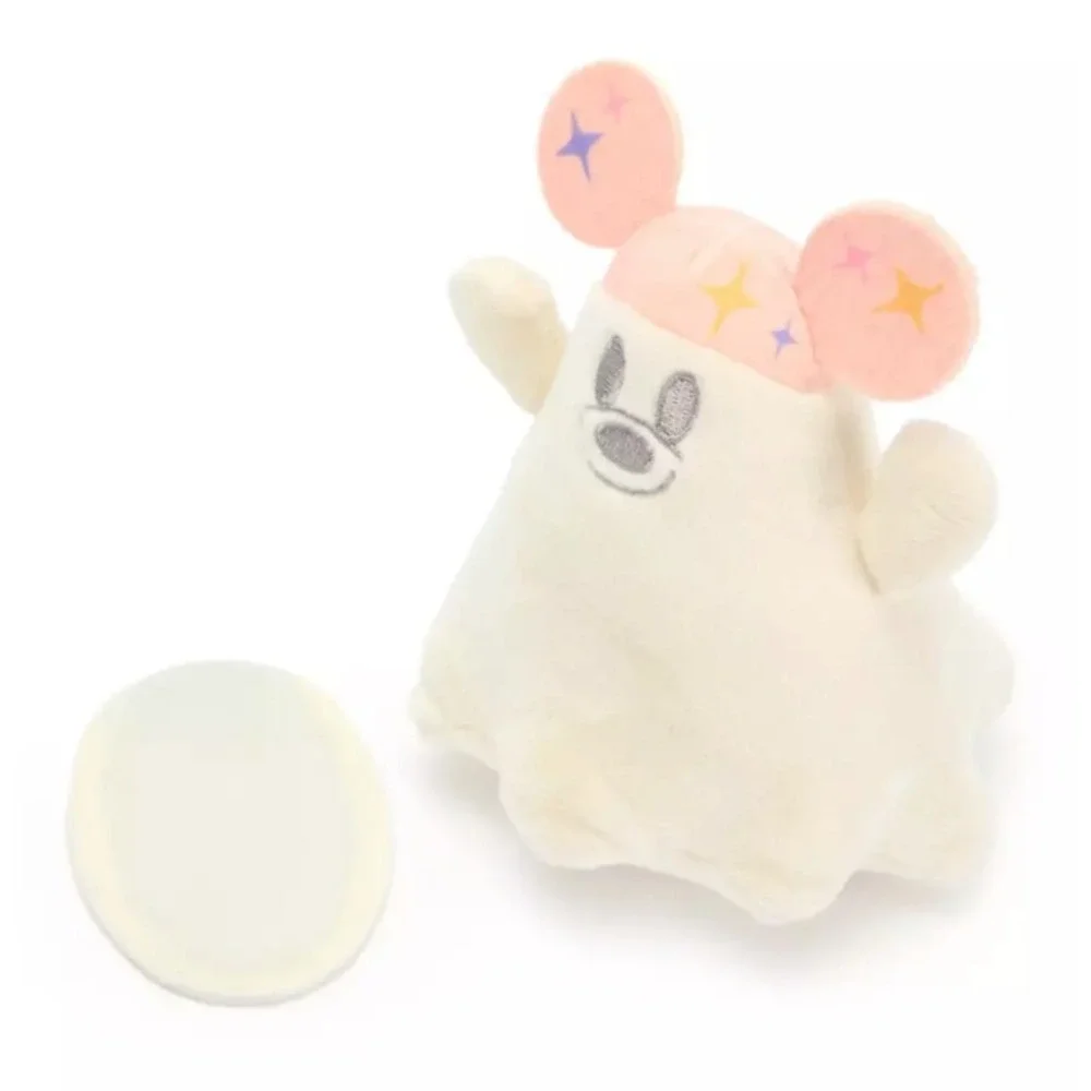 Disney Parks Plush Magnetic Shoulder Pal Halloween Pastel Ghost Mickey Light Up